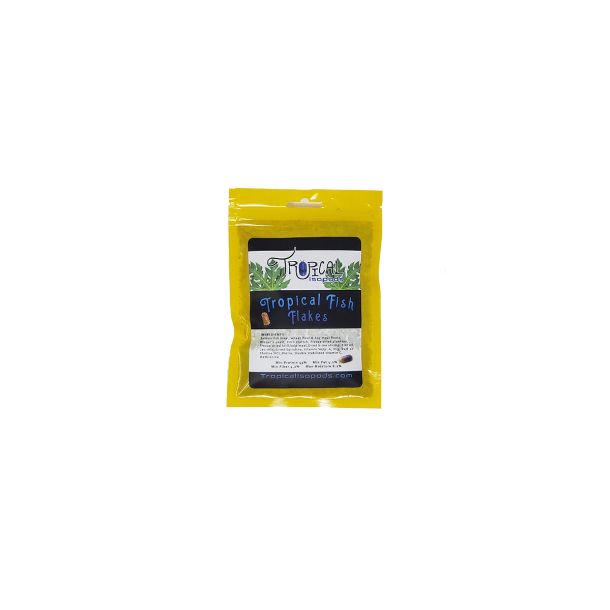 Tropical Fish Flakes Isopod Food 20 Grams Diet